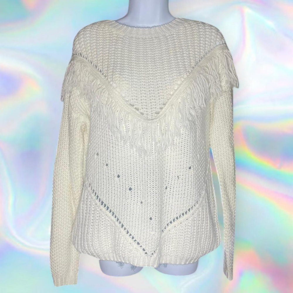 Chic Fringe Sweater